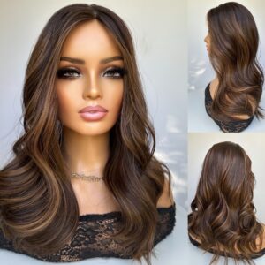 'BISCOFF' • 19" LENGTH • Medium • Butterscotch Highlights