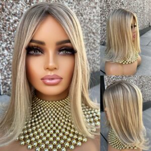 'BANOFFEE PIE' • 15-16" LENGTH • Medium/Thick • Stunning Blonde Mix