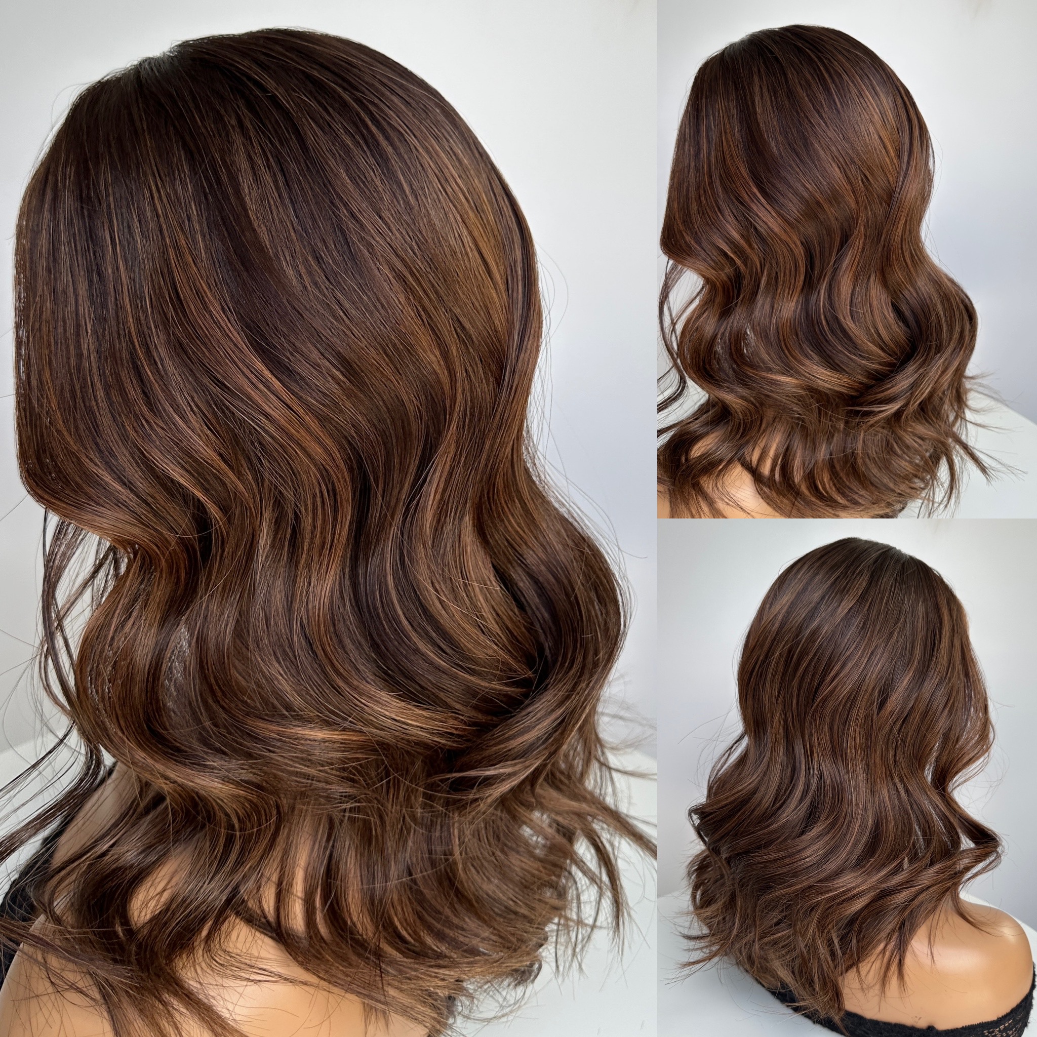 'CINNAMON WHISKY' • 17-18" LENGTH • Light-Weight Hair Topper 6 'CINNAMON WHISKY' • 17-18" LENGTH • Light-Weight Hair Topper - Image 6