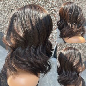 'VIRGIN MIX' Raw Virgin • Mixed Natural Blend of Browns • 16" or 18" Lengths • Light/Medium Thickness Options
