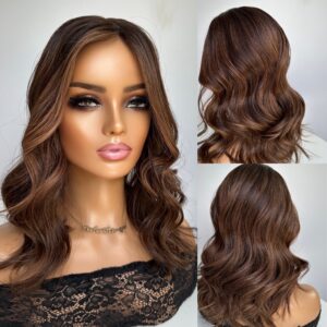 'CINNAMON WHISKY' • 17-18" LENGTH • Light-Weight Hair Topper