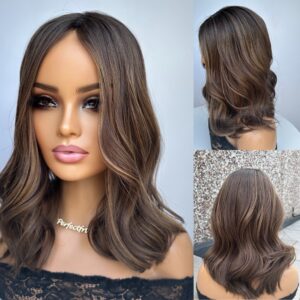 'JEWEL' • 16" LENGTH • Medium • Stunning Medley of Light Browns