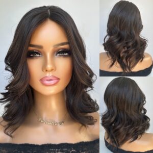 'CHOCOLATE (VIRGIN)' • 16-17" LAYERED LENGTH • Super Flat Hair Topper