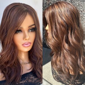 'CLOVE' • 18-19" LENGTH • Medium • Sweet Rich Cinnamon Brown with Ultra Fine Highlights