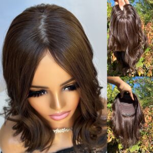 'VELVET BRUNETTE (VIRGIN)' • 15-16" LAYERED LENGTH • ONLY 110G SKINNY