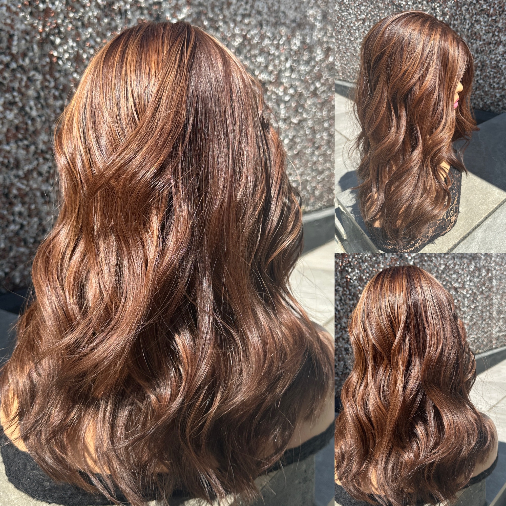 'CLOVE' • 18-19" LENGTH • Medium • Sweet Rich Cinnamon Brown with Ultra Fine Highlights 3 'CLOVE' • 18-19" LENGTH • Medium • Sweet Rich Cinnamon Brown with Ultra Fine Highlights - Image 3