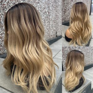 'HONEY BLONDE' • 20" LENGTH • Medium • 3D Ombré
