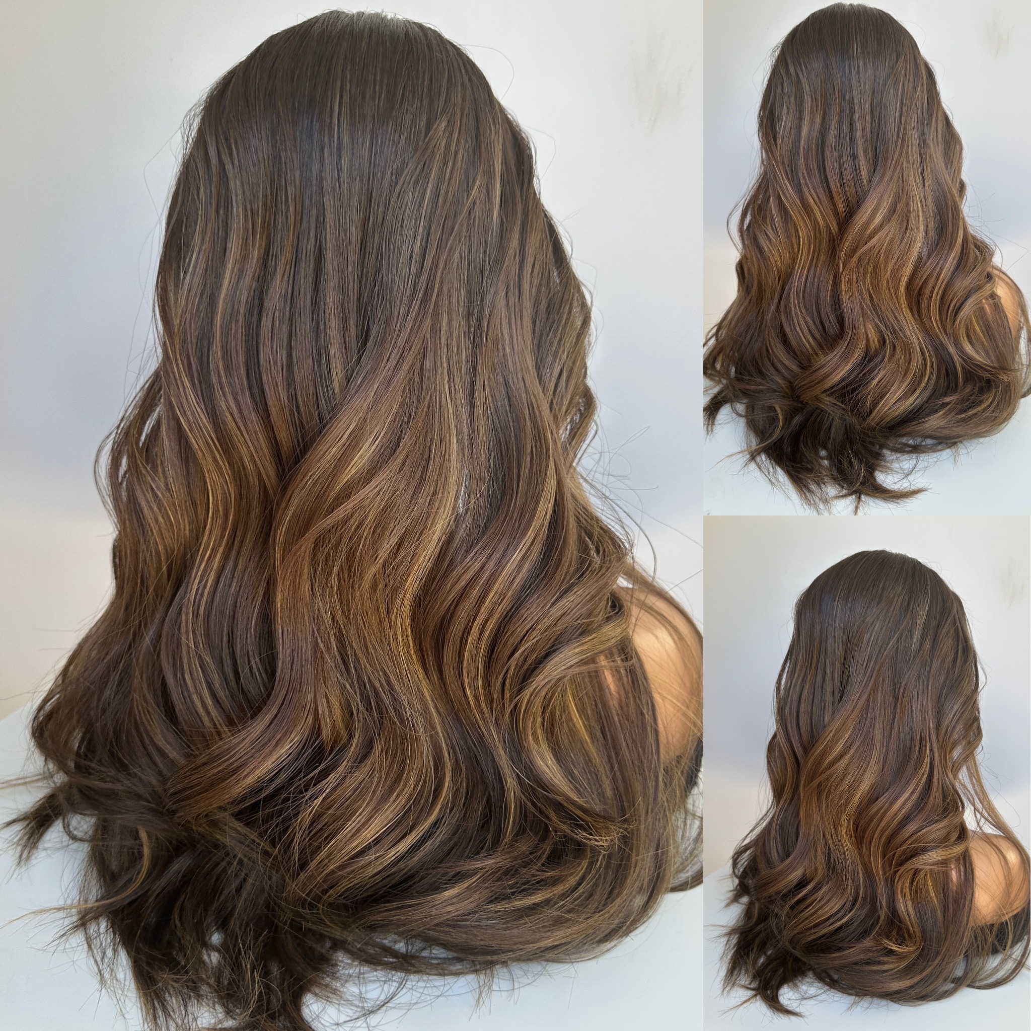 'ZARA' • 23-24" LENGTH • Thick • Mousey Medium Brown with Highlights 5 'ZARA' • 23-24" LENGTH • Thick • Mousey Medium Brown with Highlights - Image 5