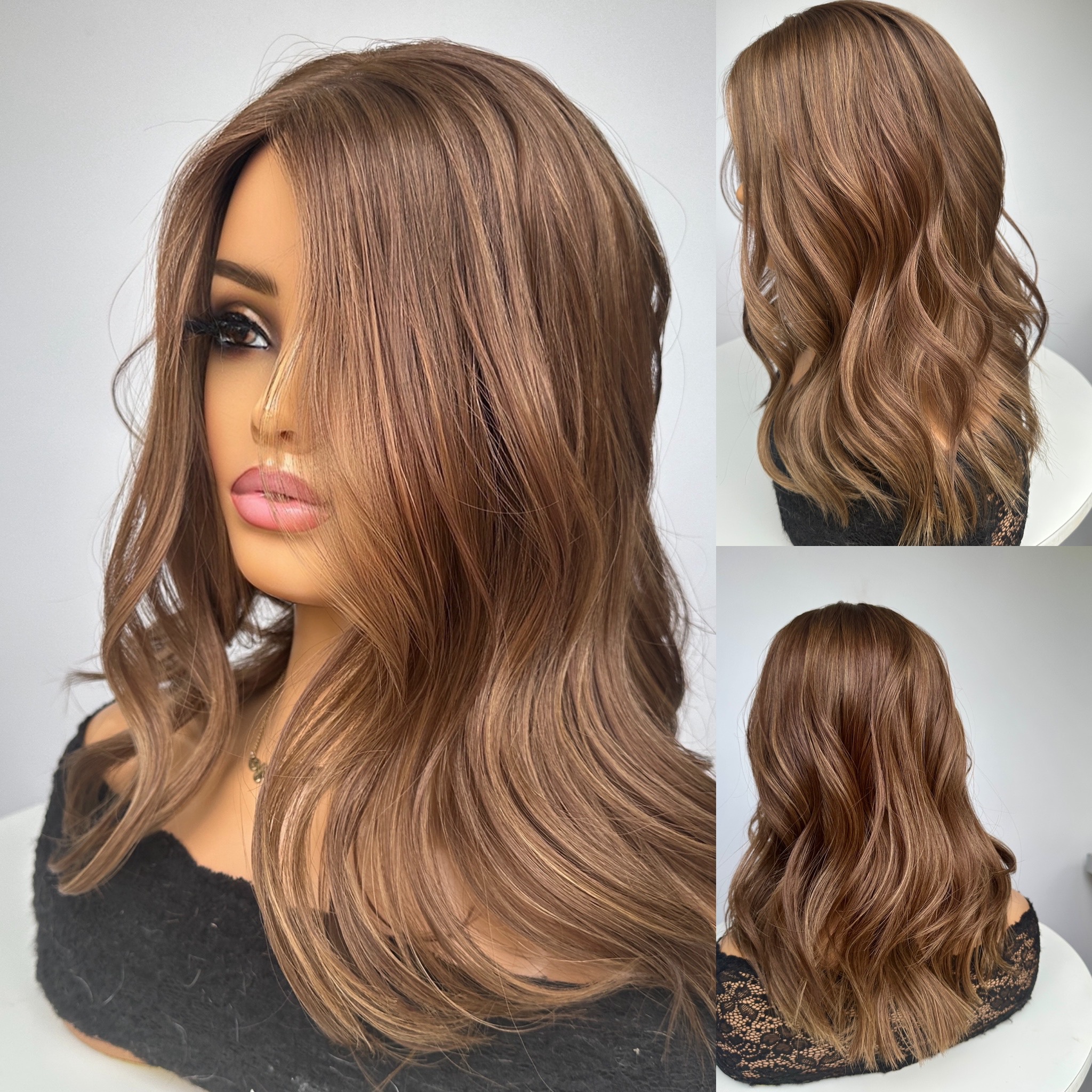 'WHIMSICAL' • 18-19" LENGTH • Medium/Thick 145g • Buttery Golden Caramel Brown Mix 6 'WHIMSICAL' • 18-19" LENGTH • Medium/Thick 145g • Buttery Golden Caramel Brown Mix - Image 6