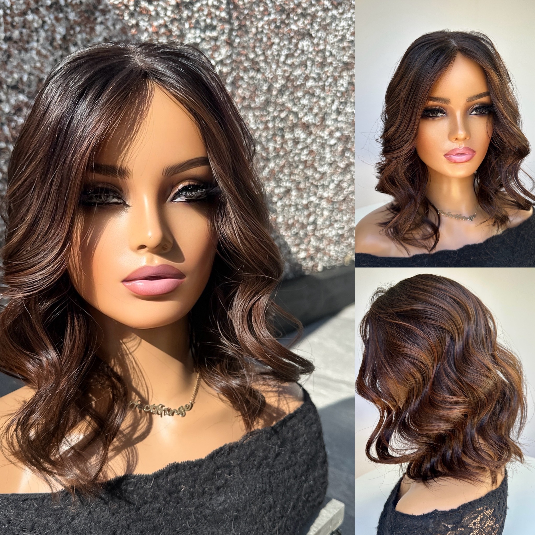 'TWILIGHT' • 16-17" LENGTH• MEDIUM 115G • Super Flat Hair Topper 5 'TWILIGHT' • 16-17" LENGTH• MEDIUM 115G • Super Flat Hair Topper - Image 5