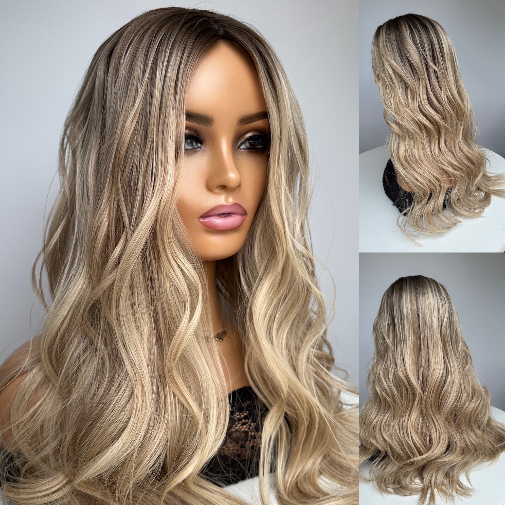 'PRIMROSE' • 23-25" LENGTH • Medium/Thick • 3D Ombré HAIR TOPPER 2 'PRIMROSE' • 23-25" LENGTH • Medium/Thick • 3D Ombré HAIR TOPPER - Image 2