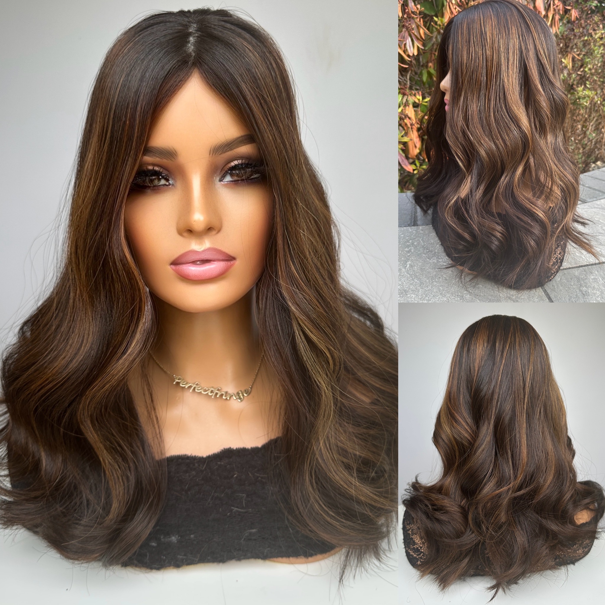 'ELECTRA' • 20-21" LENGTH • Medium/Thick 155g • Super Flat Hair Topper 5 'ELECTRA' • 20-21" LENGTH • Medium/Thick 155g • Super Flat Hair Topper - Image 5
