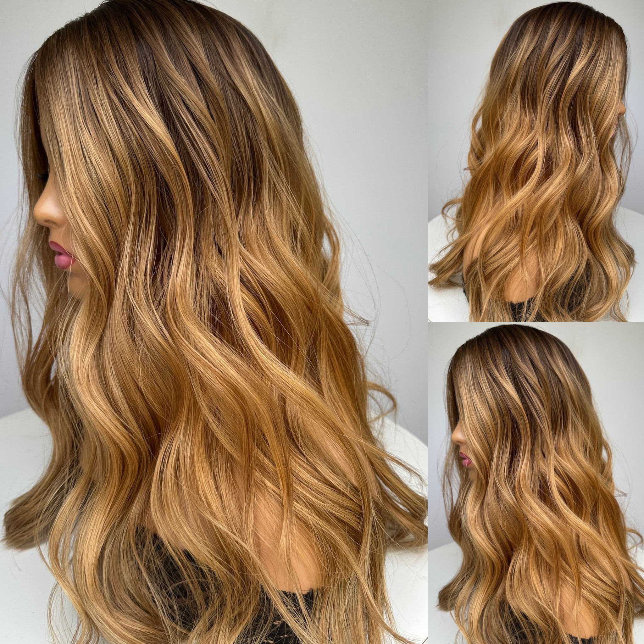 'GOLDEN CRUSH' • 20-21" LENGTH • Medium-Thick 155g • 3D Ombré 5 'GOLDEN CRUSH' • 20-21" LENGTH • Medium-Thick 155g • 3D Ombré - Image 5