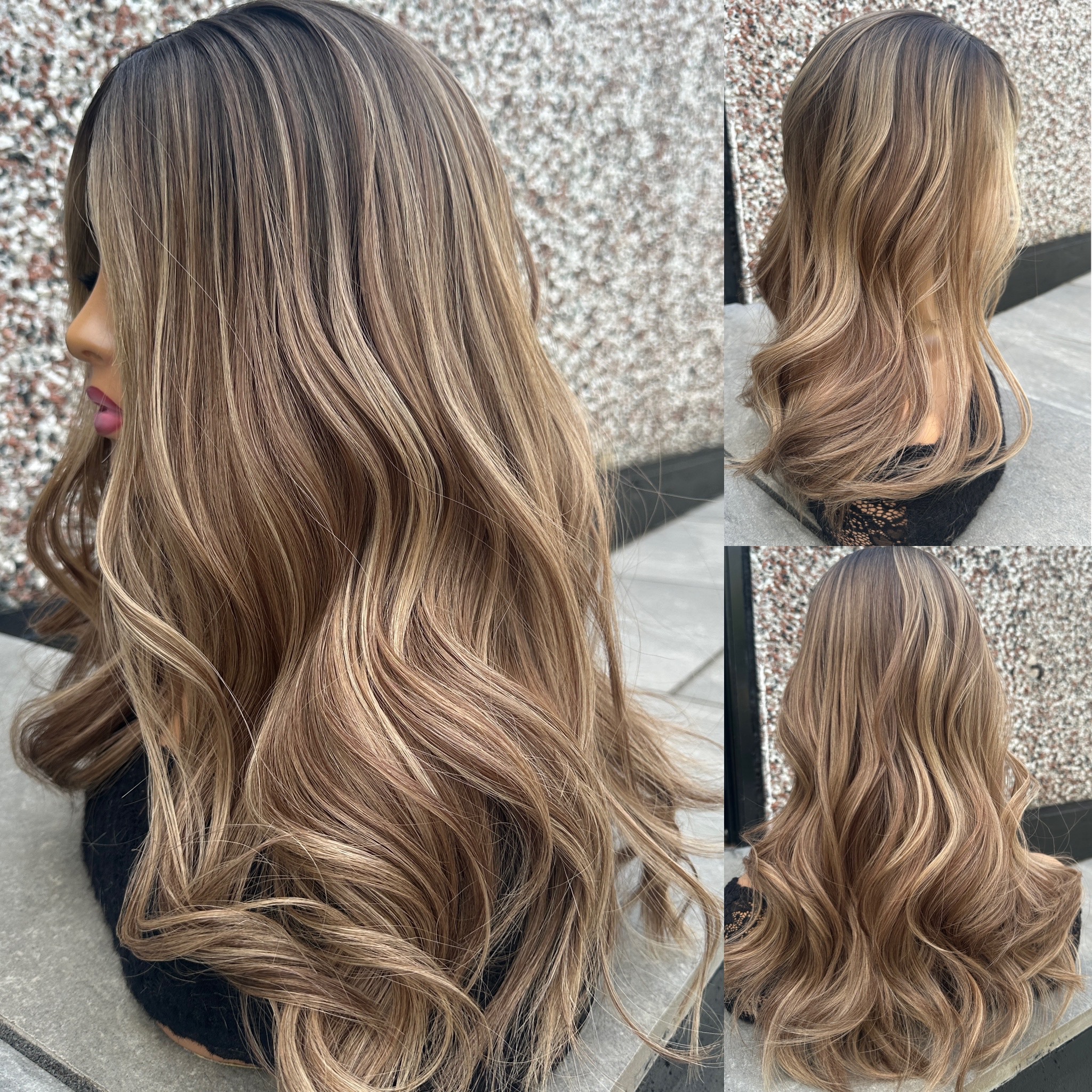 'BRONDE' • 20" LENGTH • Medium/Thick • Brown Blonde HAIR TOPPER 145G 1 'BRONDE' • 20" LENGTH • Medium/Thick • Brown Blonde HAIR TOPPER 145G