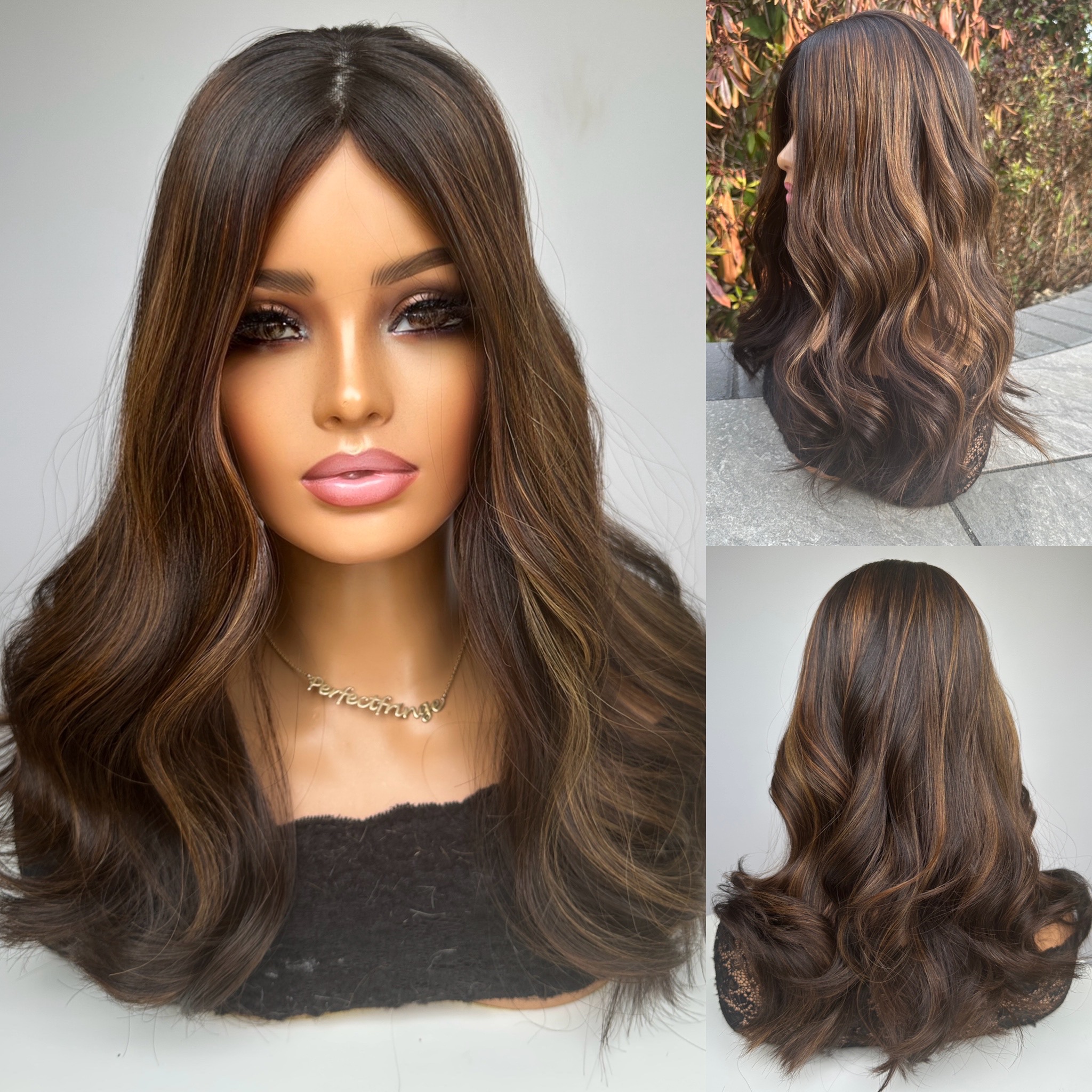 'ELECTRA' • 20-21" LENGTH • Medium/Thick 155g • Super Flat Hair Topper 6 'ELECTRA' • 20-21" LENGTH • Medium/Thick 155g • Super Flat Hair Topper - Image 6