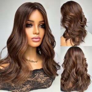 'PUMPKIN SPICE' • 18-19" LENGTH• MEDIUM • Super Flat Hair Topper