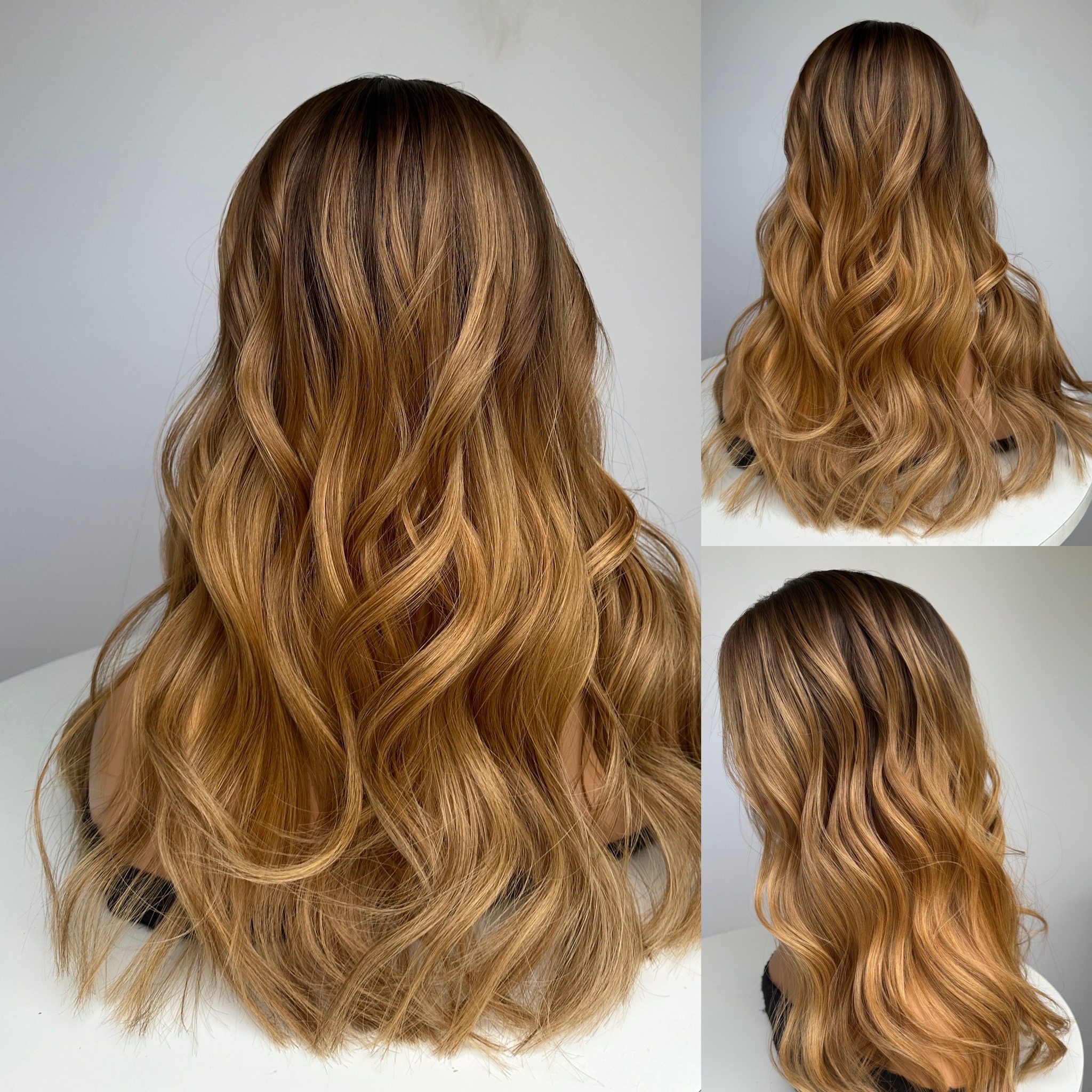 'GOLDEN CRUSH' • 20-21" LENGTH • Medium-Thick 155g • 3D Ombré 4 'GOLDEN CRUSH' • 20-21" LENGTH • Medium-Thick 155g • 3D Ombré - Image 4