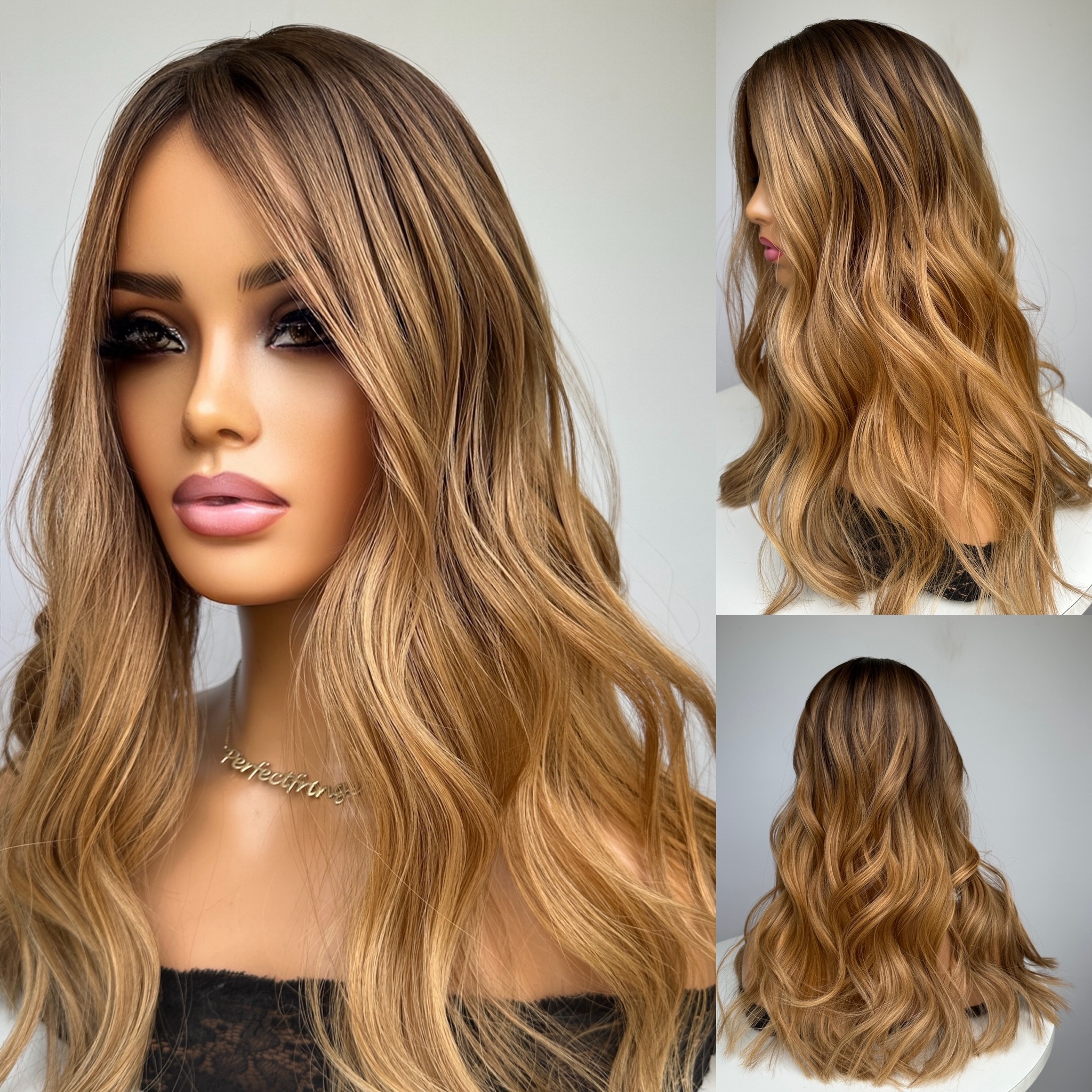 'GOLDEN CRUSH' • 20-21" LENGTH • Medium-Thick 155g • 3D Ombré 1 'GOLDEN CRUSH' • 20-21" LENGTH • Medium-Thick 155g • 3D Ombré