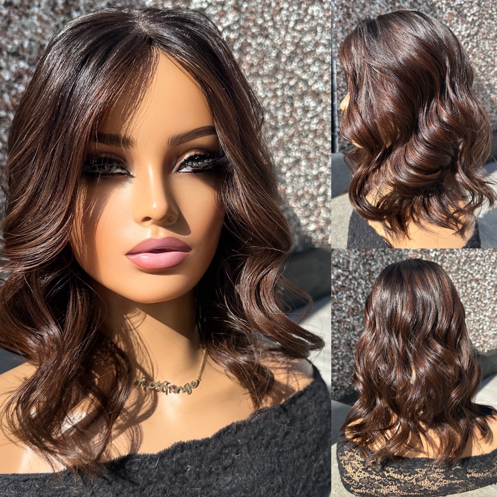 'TWILIGHT' • 16-17" LENGTH• MEDIUM 115G • Super Flat Hair Topper 2 'TWILIGHT' • 16-17" LENGTH• MEDIUM 115G • Super Flat Hair Topper - Image 2