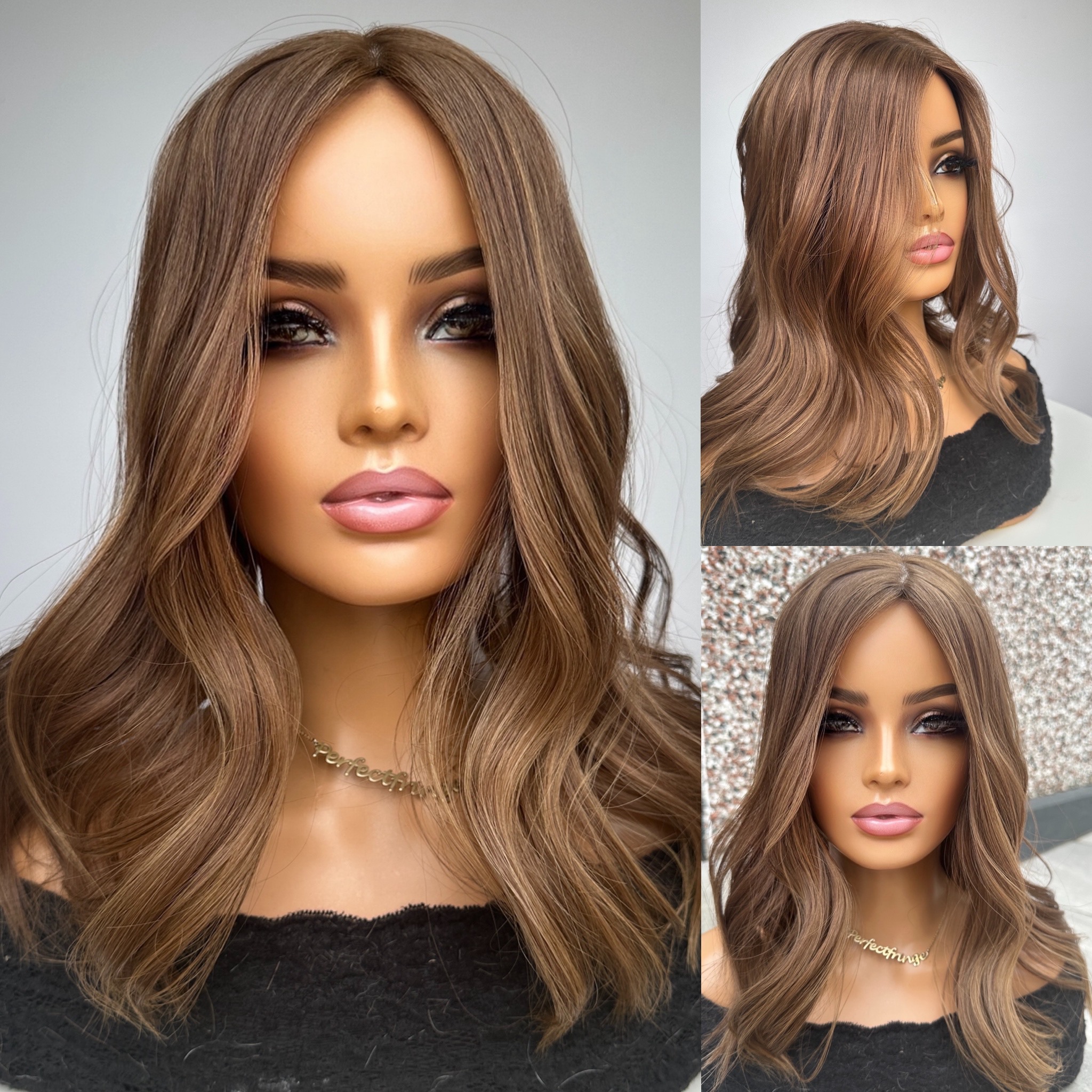 'WHIMSICAL' • 18-19" LENGTH • Medium/Thick 145g • Buttery Golden Caramel Brown Mix 3 'WHIMSICAL' • 18-19" LENGTH • Medium/Thick 145g • Buttery Golden Caramel Brown Mix - Image 3