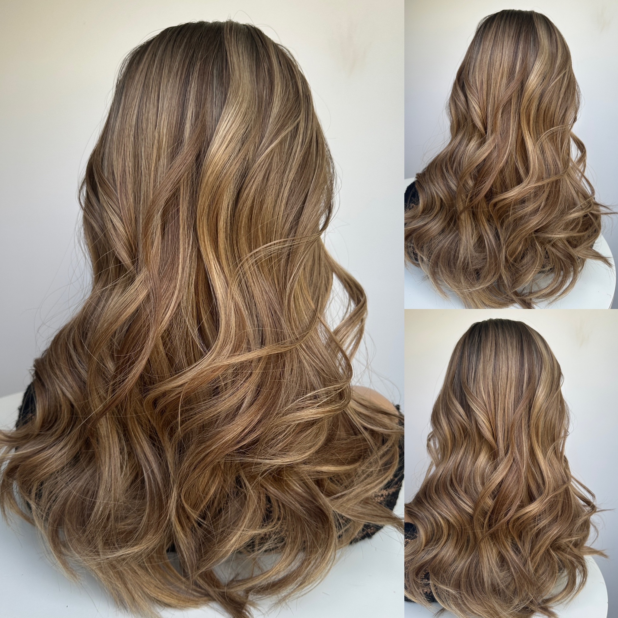 'BRONDE' • 20" LENGTH • Medium/Thick • Brown Blonde HAIR TOPPER 145G 6 'BRONDE' • 20" LENGTH • Medium/Thick • Brown Blonde HAIR TOPPER 145G - Image 6