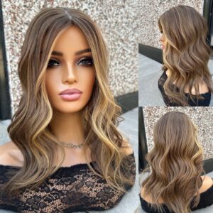 'HONEY & VANILLA' • 18" LENGTH • Medium • Super Flat Hair Topper