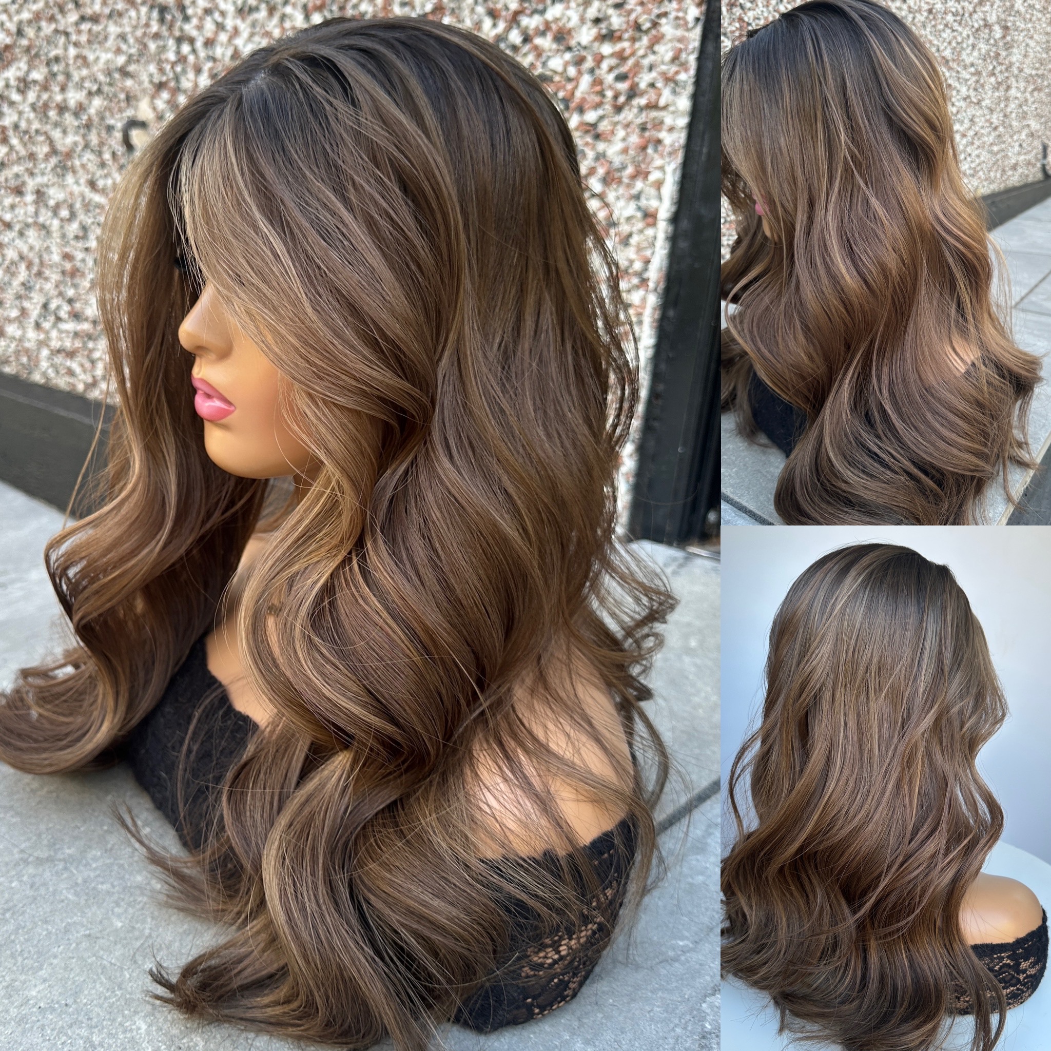 'ALEXA' • 23-24" LENGTH• THICK 180G • Super Flat Silk Hair Topper 7 'ALEXA' • 23-24" LENGTH• THICK 180G • Super Flat Silk Hair Topper - Image 7
