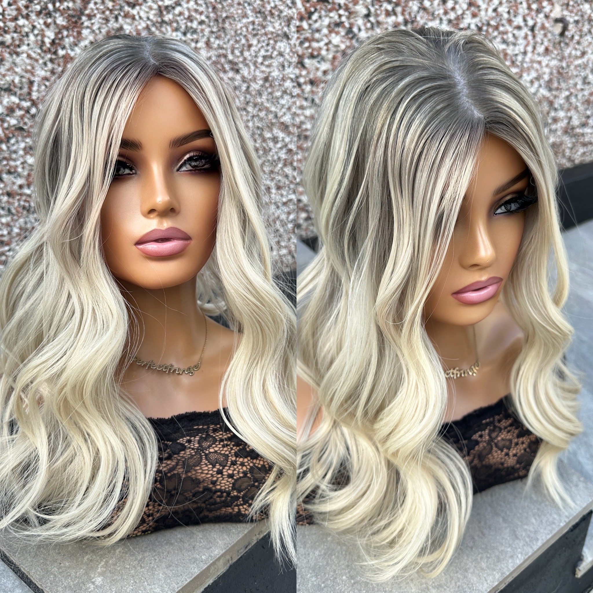 'ICE QUEEN' • 21-22" LENGTH • Medium • Super Flat Hair Topper 9 'ICE QUEEN' • 21-22" LENGTH • Medium • Super Flat Hair Topper - Image 9
