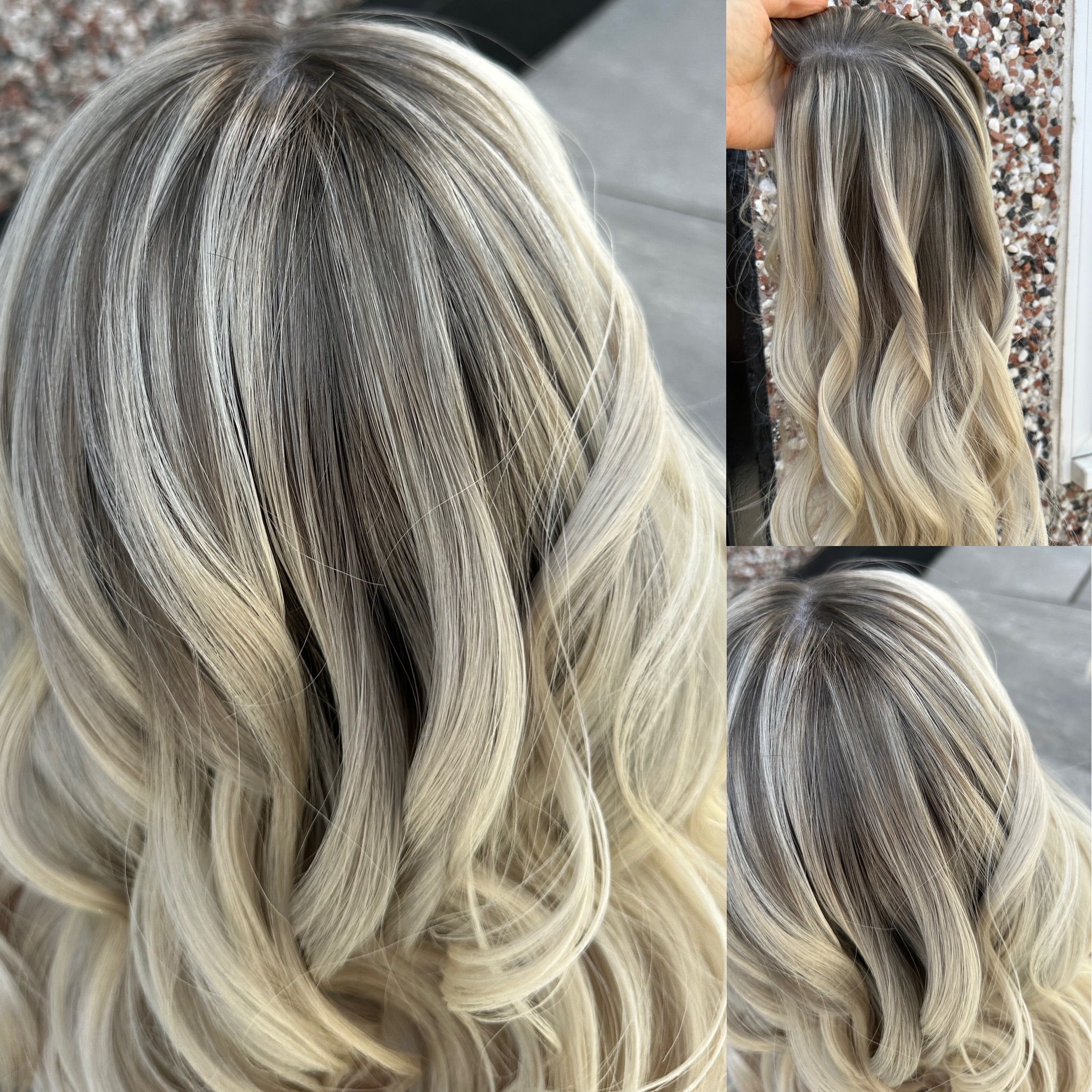 'ICE QUEEN' • 21-22" LENGTH • Medium • Super Flat Hair Topper 10 'ICE QUEEN' • 21-22" LENGTH • Medium • Super Flat Hair Topper - Image 10